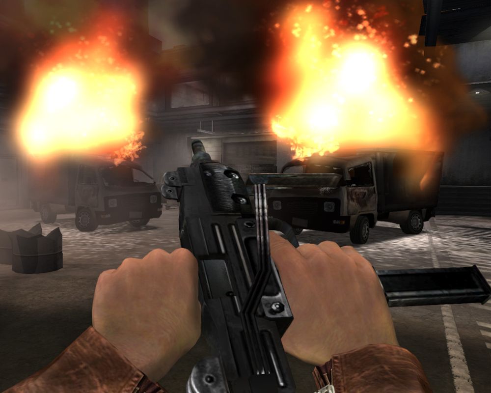 Red Steel Screenshot (Nintendo Wii Preview CD): Begin your Training_Gunfight reload