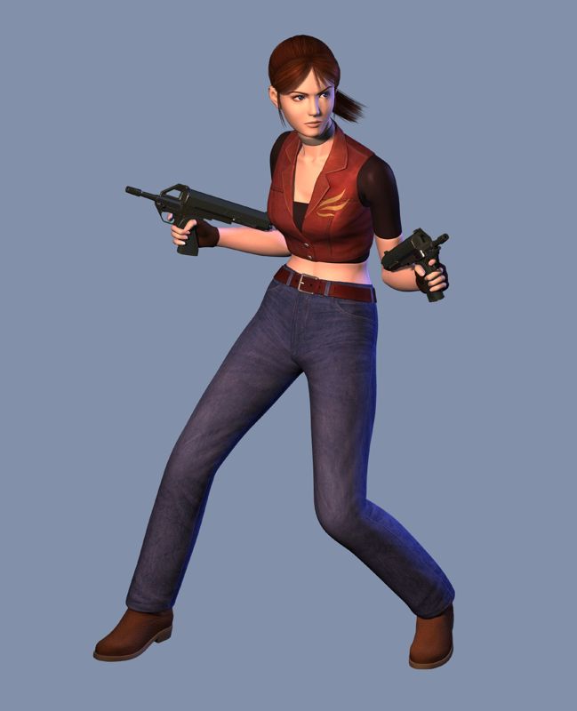 Resident Evil: Code: Veronica X Render (CAPCOM E3 2001 Press Kit): Claire_back_a2