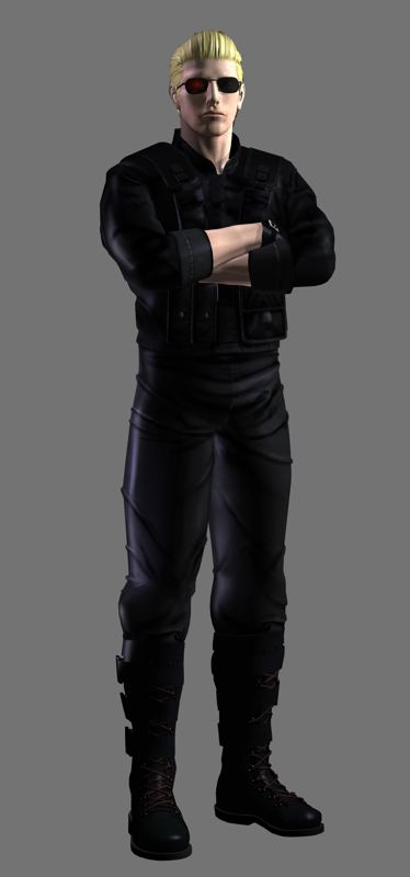 Resident Evil: Code: Veronica X Render (CAPCOM E3 2001 Press Kit): Wesker_pose2_HR