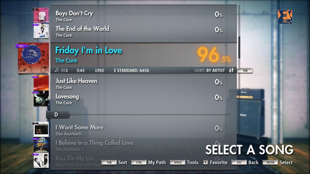 Rocksmith: All-new 2014 Edition - The Cure: Friday I'm in Love Screenshot (Steam screenshots)