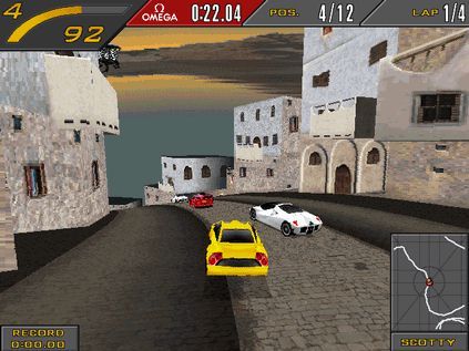 Need for Speed II Screenshot (Official website - screenshots (1997)): Racing through the Mediterranean. PCCD screenshot