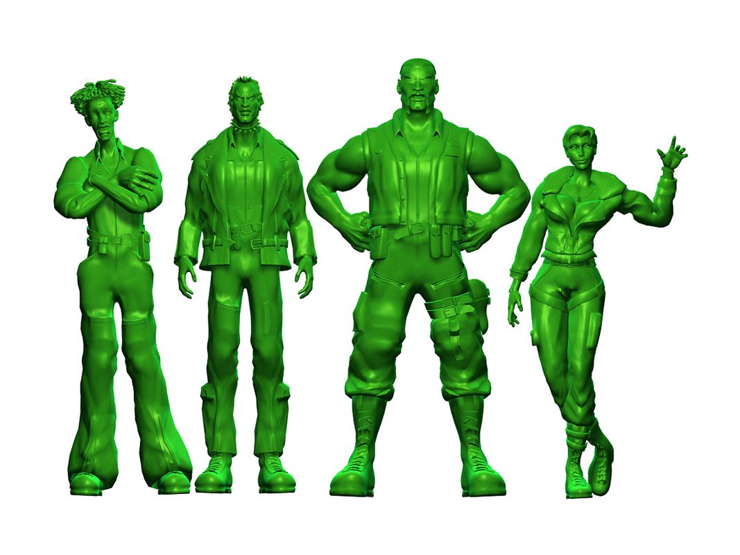 Army Men: Air Attack 2 Render (Army Men 3DO Digital Press Kit 2000 CD): Characters