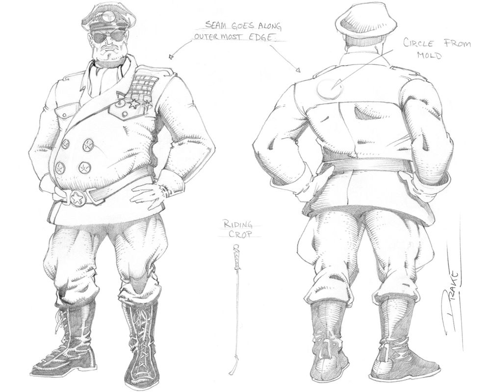 Army Men: Sarge's Heroes 2 Concept Art (Army Men Digital Press Kit 2000): Plastro Pencil