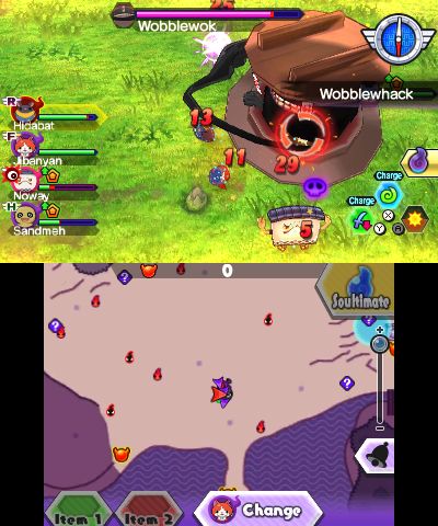 Yo-kai Watch Blasters: Red Cat Corps Screenshot (Nintendo.com)
