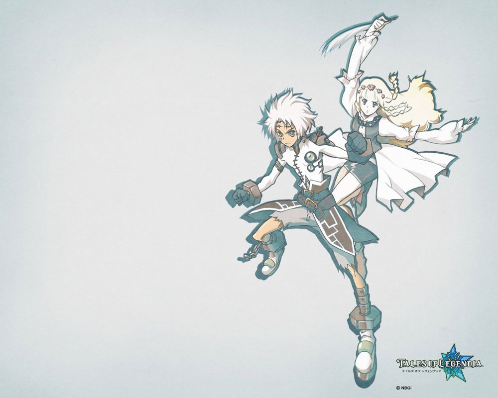 Tales of Legendia Wallpaper (Japanese Official Website): Senel & Shirley (1280 x 1024)