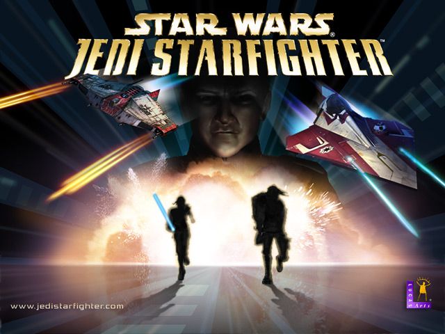 Star Wars: Jedi Starfighter Wallpaper (Official website wallpaper): Screen 640x480