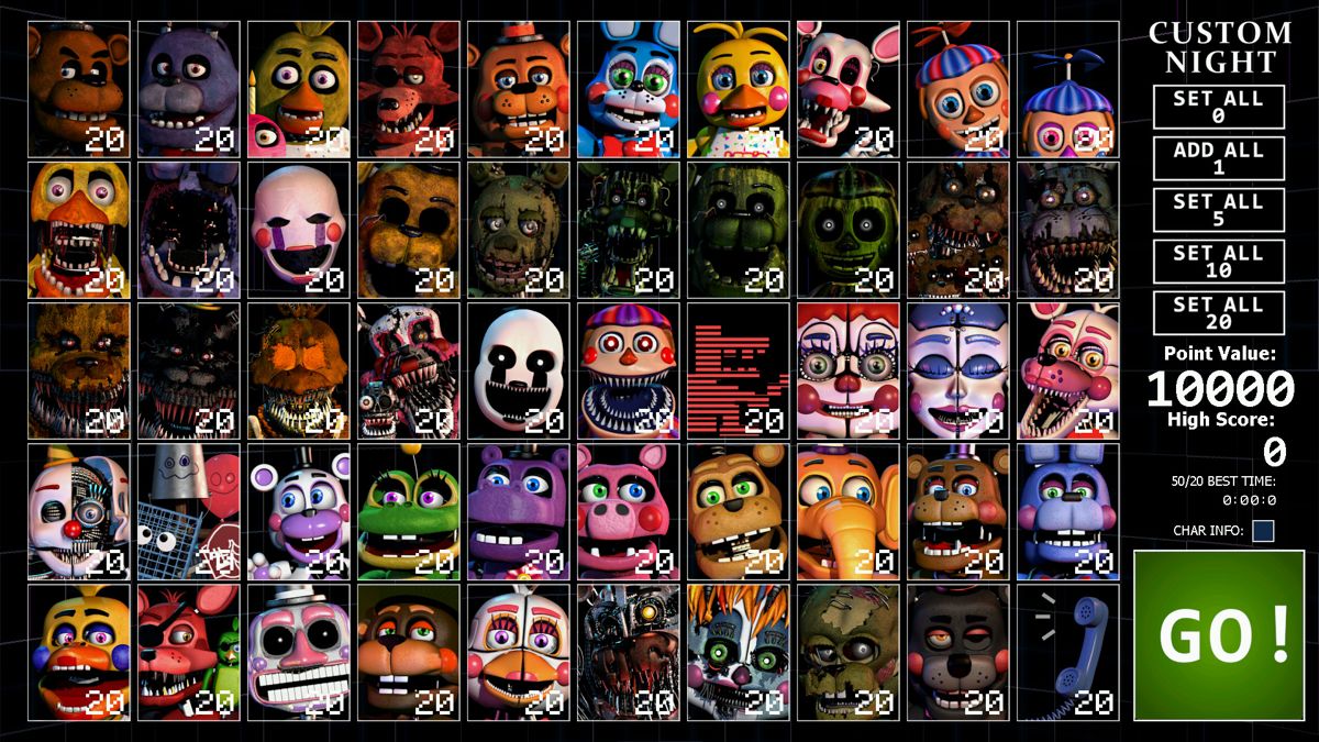 Ultimate custom night steam фото 32