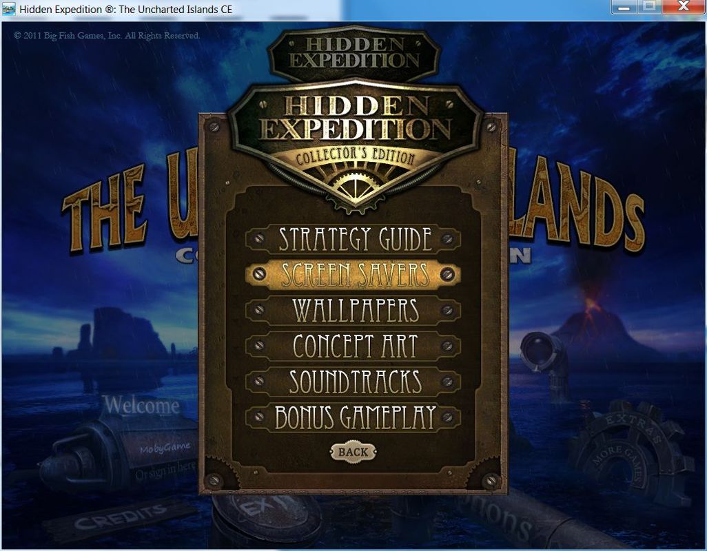 Hidden Expedition: The Uncharted Islands (Collector's Edition) Screenshot (Official screen savers): The bonus content is only available when the main game has been completed