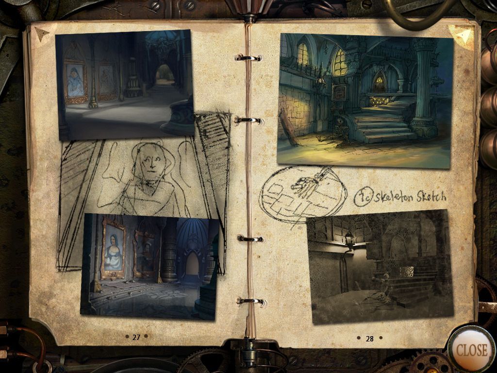 Hidden Expedition: The Uncharted Islands (Collector's Edition) Screenshot (Concept Art): Pages 27 & 28