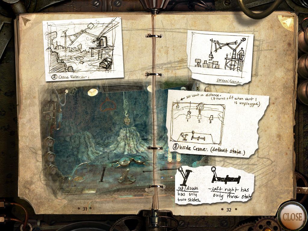 Hidden Expedition: The Uncharted Islands (Collector's Edition) Screenshot (Concept Art): Pages 31 & 32