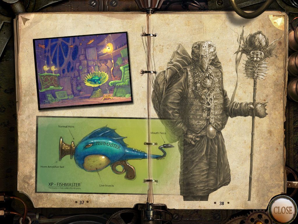 Hidden Expedition: The Uncharted Islands (Collector's Edition) Screenshot (Concept Art): Pages 37 & 38