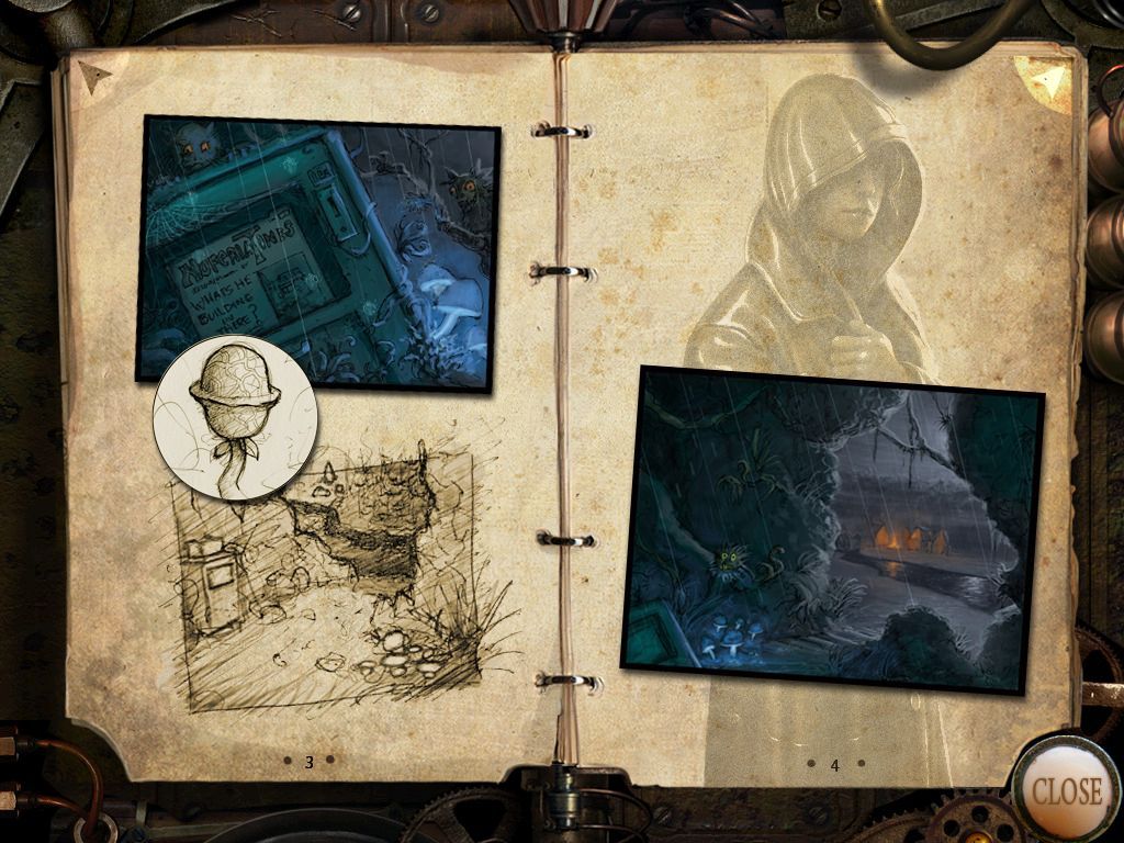Hidden Expedition: The Uncharted Islands (Collector's Edition) Screenshot (Concept Art): Pages 3 & 4