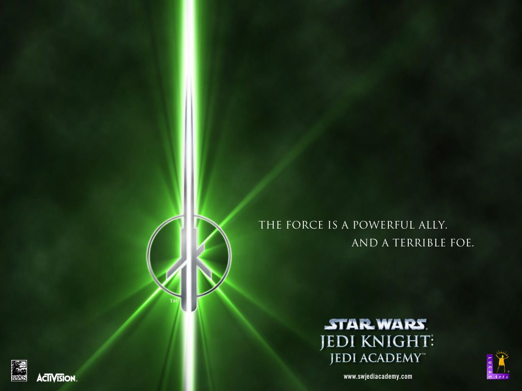 Star Wars: Jedi Knight - Jedi Academy Wallpaper (Official website wallpaper): Green 1024x768