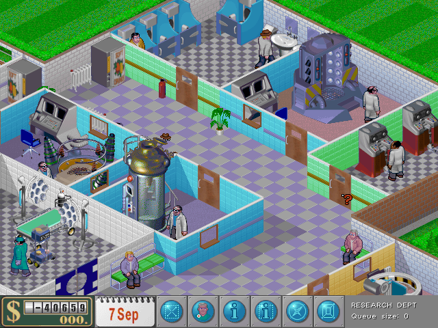 Theme Hospital Screenshot (Bullfrog Productions website, 1996)