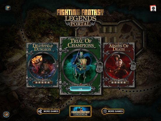 Fighting Fantasy: Legends Portal Screenshot (iTunes Store)