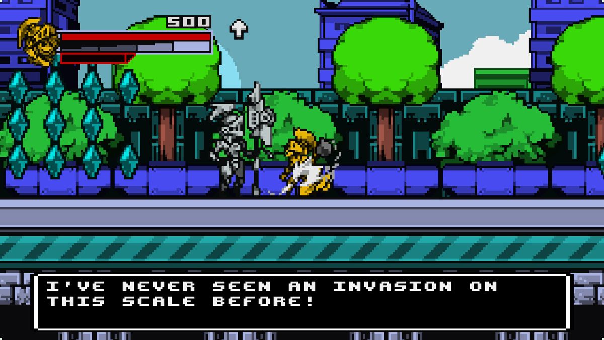 The Joylancer: Legendary Motor Knight Screenshot (Steam)