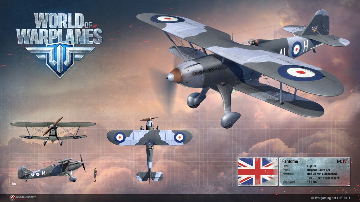 World of Warplanes Render (Official Website, Warplane Renders (2016)): Fairey Fantome