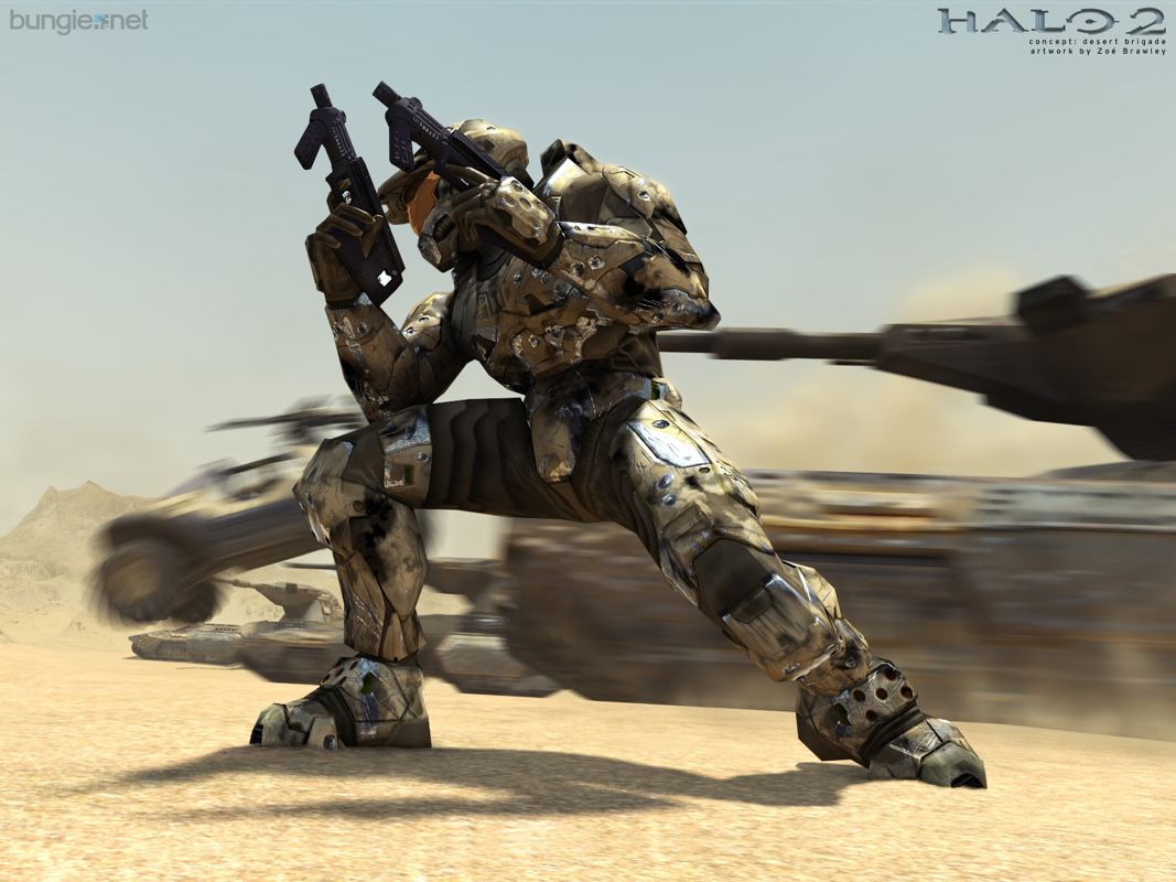 Halo 2 Wallpaper (Bungie.net, 2005): Desert Brigade