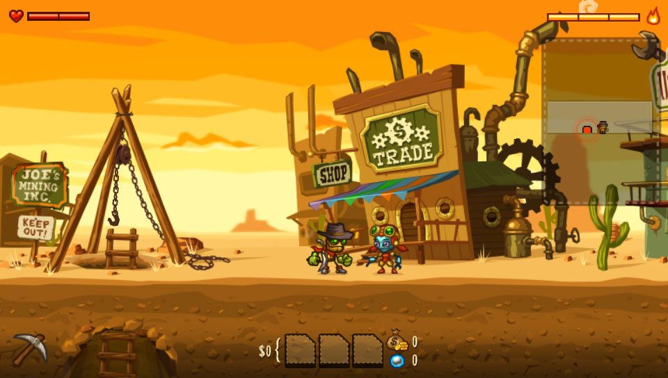 SteamWorld Dig: A Fistful of Dirt Screenshot (PlayStation.com (PS4 & PS Vita))
