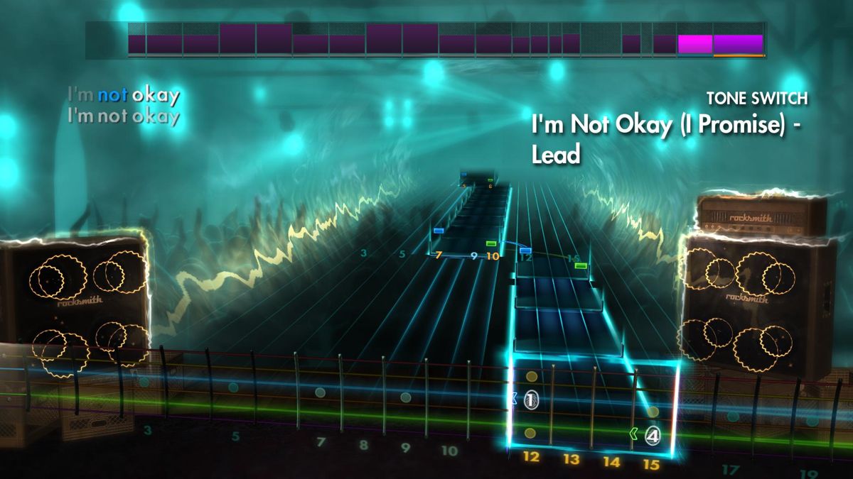 Rocksmith: All-new 2014 Edition - My Chemical Romance: I'm Not Okay (I Promise) Screenshot (Steam)