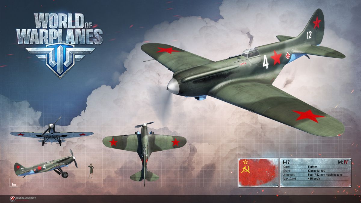 World of Warplanes Render (Official Website, Warplane Renders (2016)): Polikarpov I-17