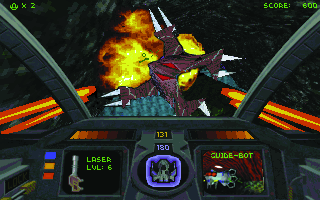 Descent II Screenshot (PC Power magazine CD, March 1996)