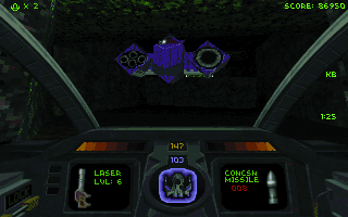 Descent II Screenshot (PC Power magazine CD, March 1996)