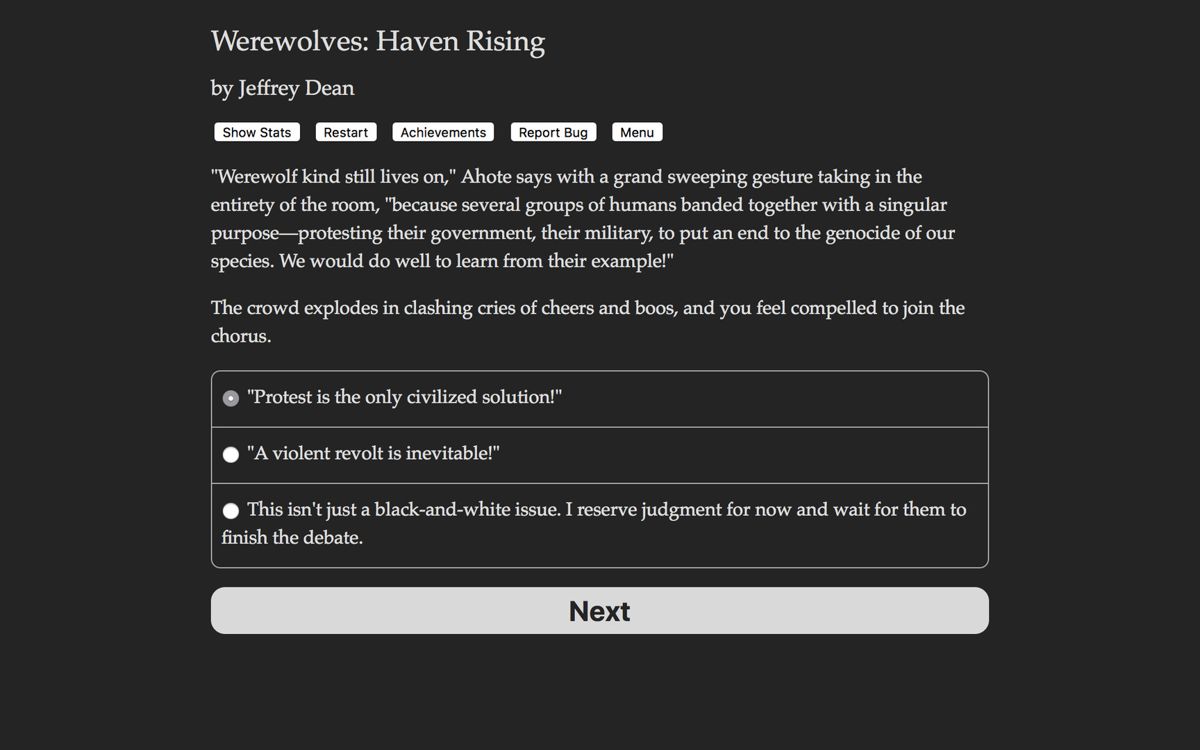 Werewolves: Haven Rising Screenshot (Steam)