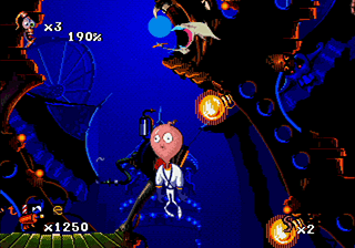 Earthworm Jim 2 Screenshot (SEGA of Japan Wii Virtual Console page)