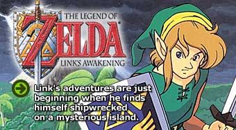 The Legend of Zelda: Link's Awakening DX Logo (Nintendo.com - Official Game Page (Game Boy Color))