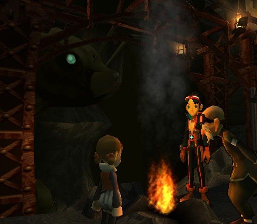 Breath of Fire: Dragon Quarter Screenshot (CAPCOM E3 2002 Press Kit): campfire