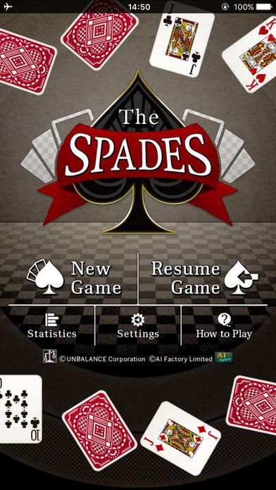 The Spades Screenshot (iTunes Store)