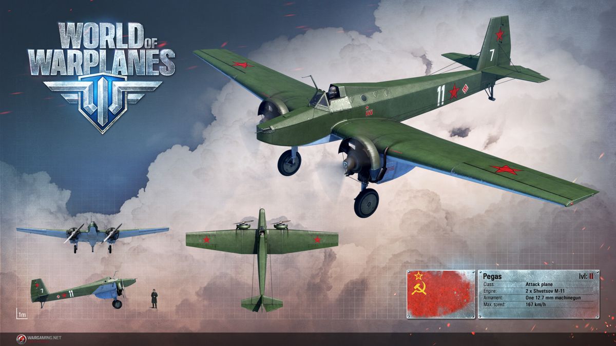 World of Warplanes Render (Official Website, Warplane Renders (2016)): Tomashevich Pegasus