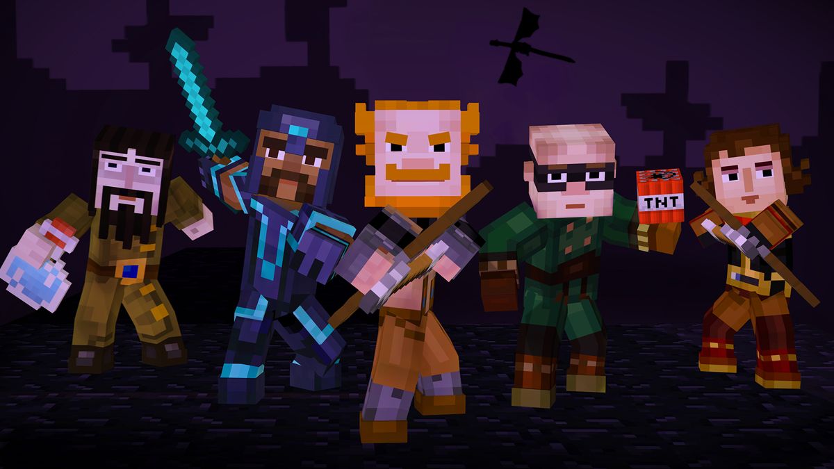 Minecraft: Story Mode official promotional image - MobyGames