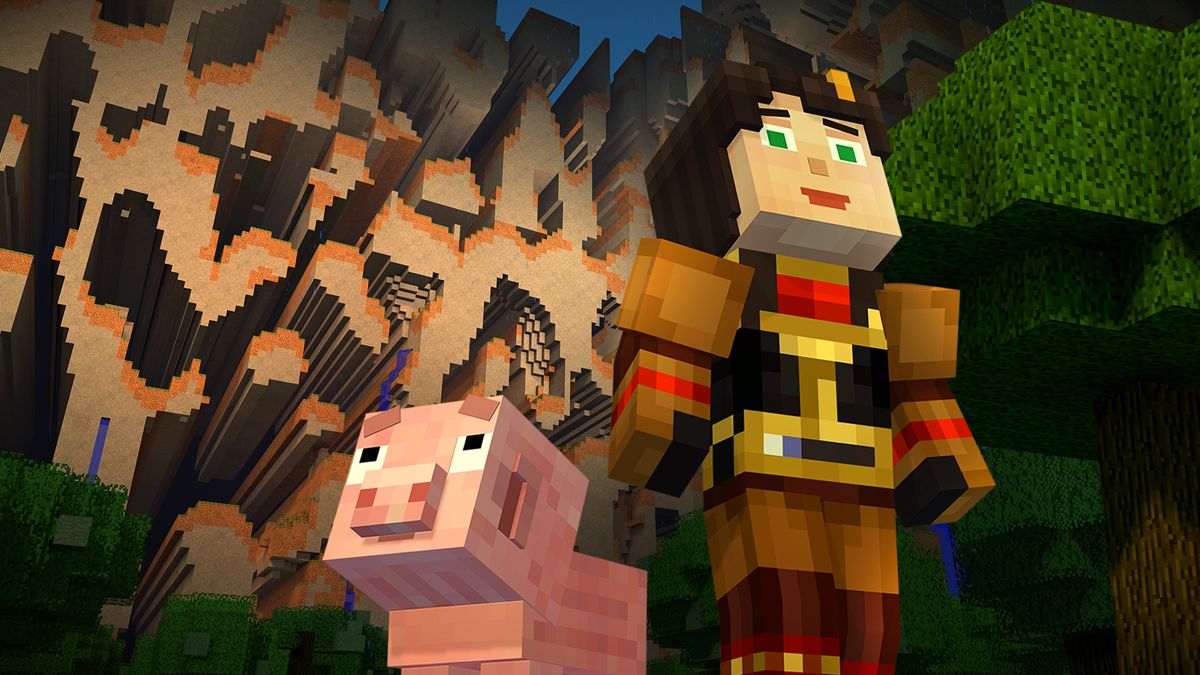 Minecraft: Story Mode official promotional image - MobyGames