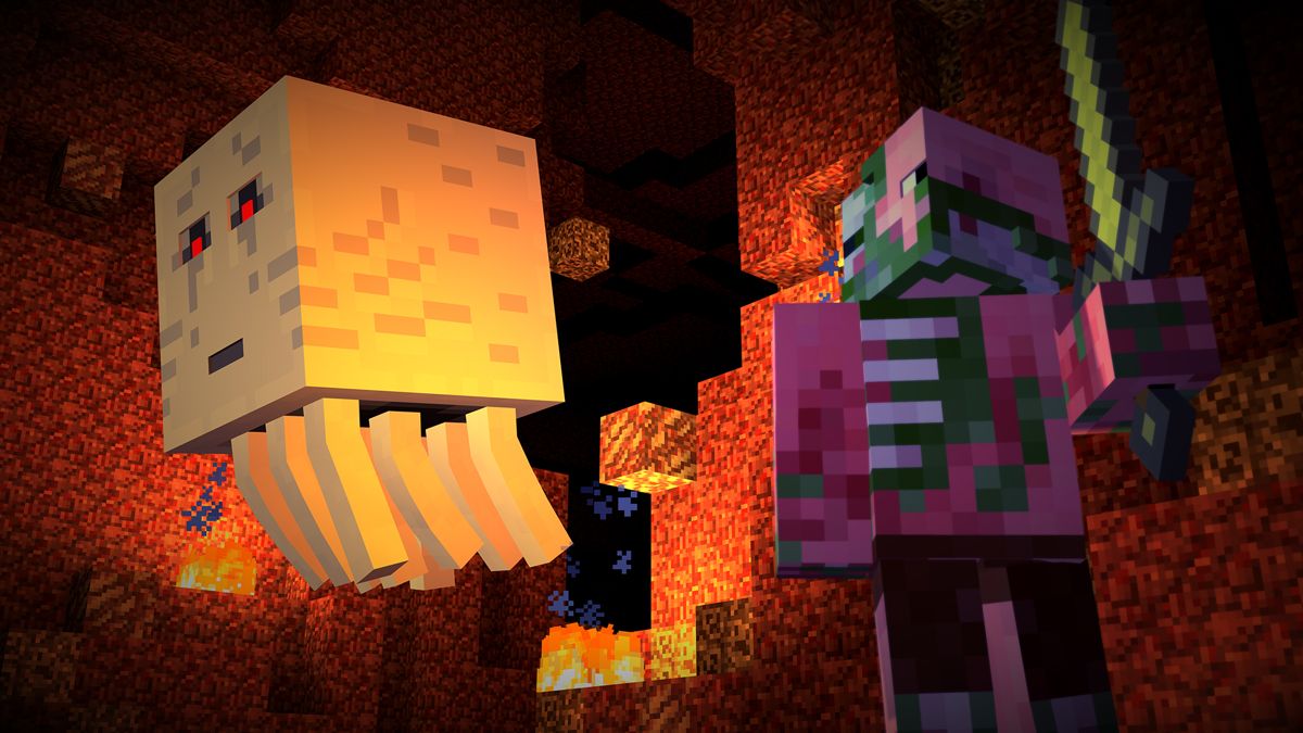 Minecraft: Story Mode official promotional image - MobyGames