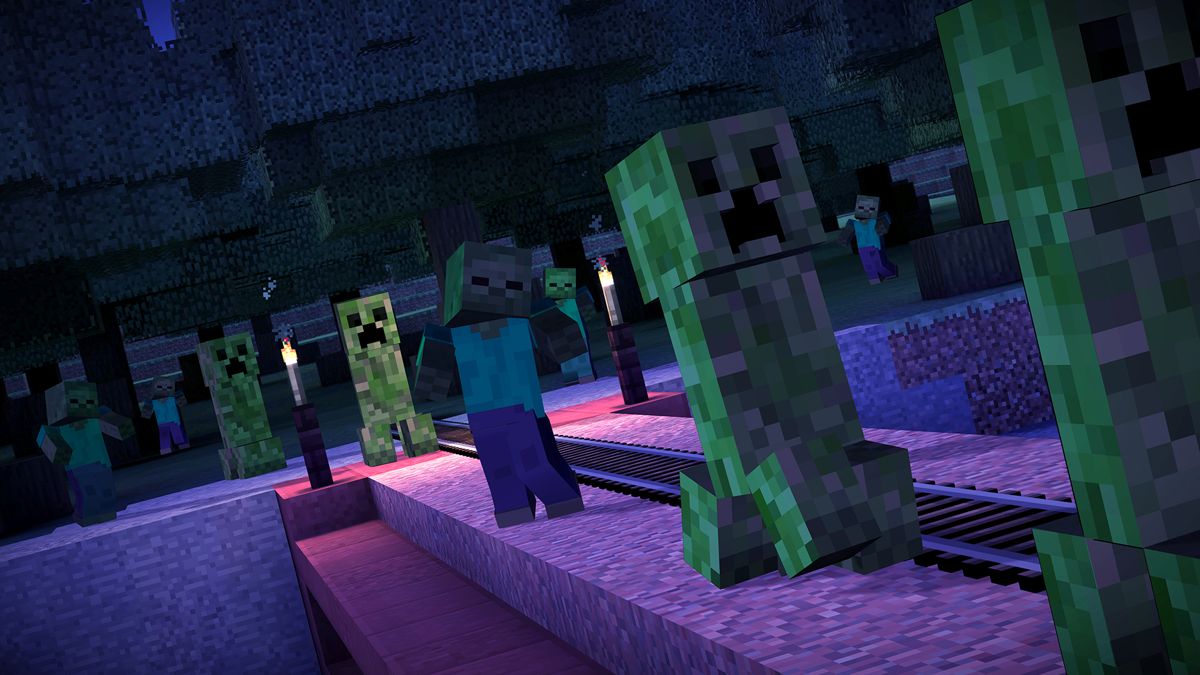 Minecraft: Story Mode official promotional image - MobyGames