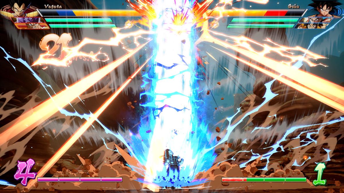 Dragon Ball FighterZ: Vegeta Screenshot (Steam)