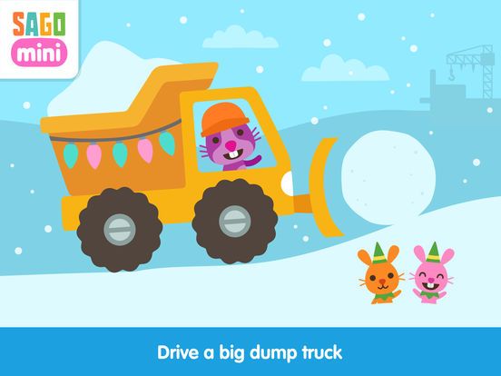 Sago Mini Holiday Trucks and Diggers Screenshot (iTunes Store)