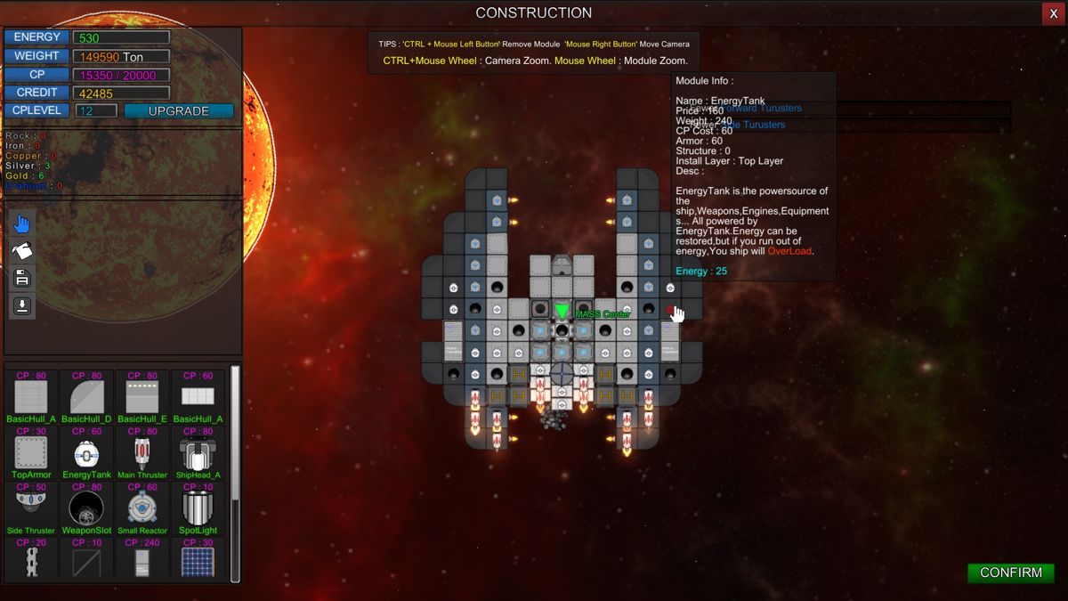 StarShip Constructor Screenshot (Steam)