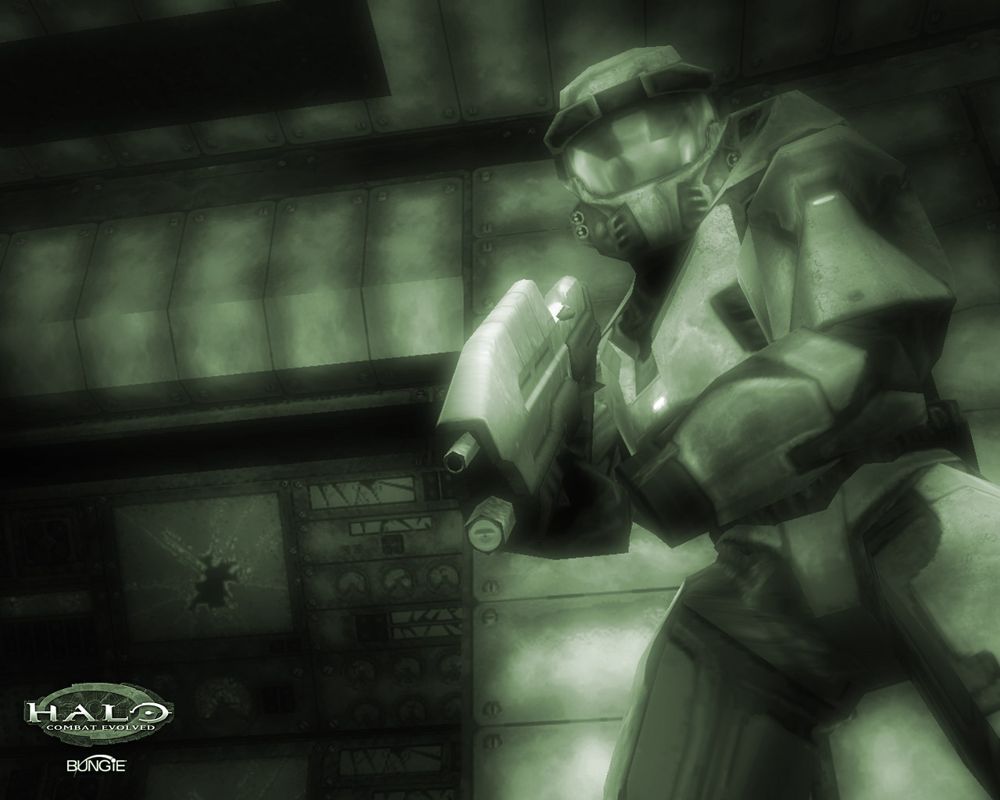 Halo: Combat Evolved Wallpaper (Bungie.net, 2005): The Master Chief