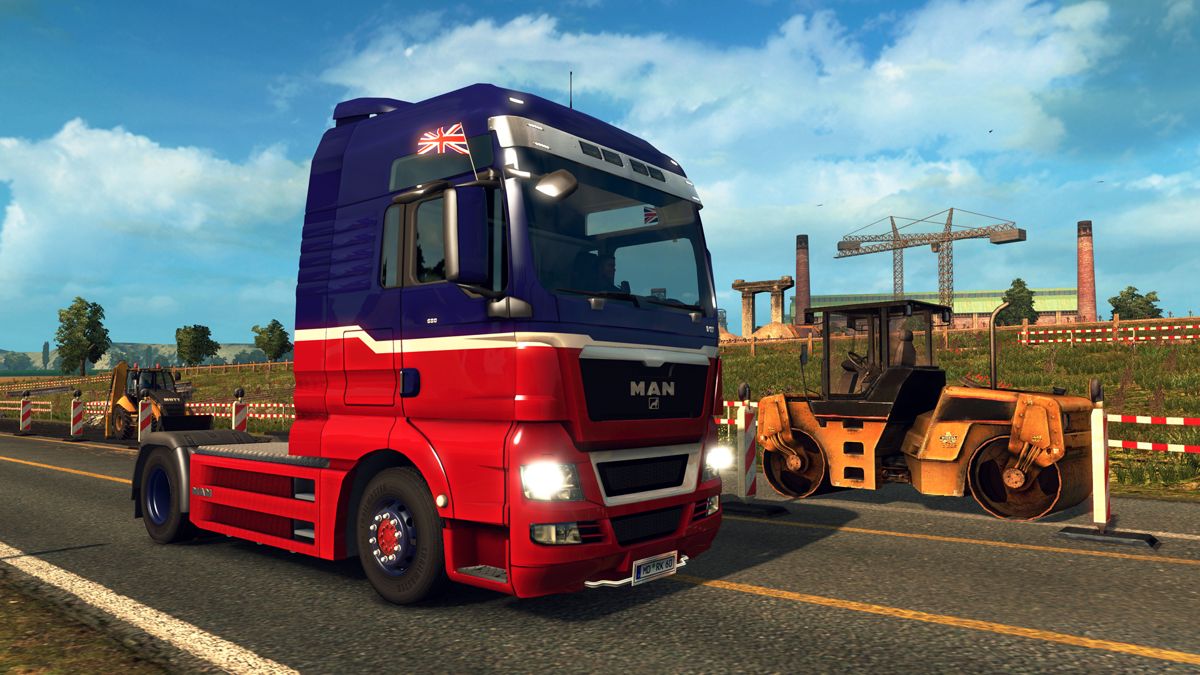 Euro Truck Simulator 2: National Window Flags Screenshot (Steam product page)
