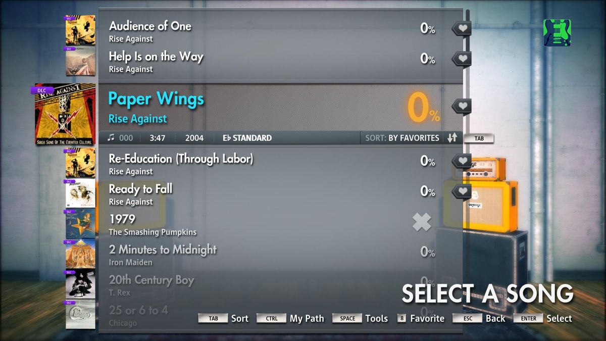 Rocksmith: All-new 2014 Edition - Rise Against: Paper Wings Screenshot (Steam)