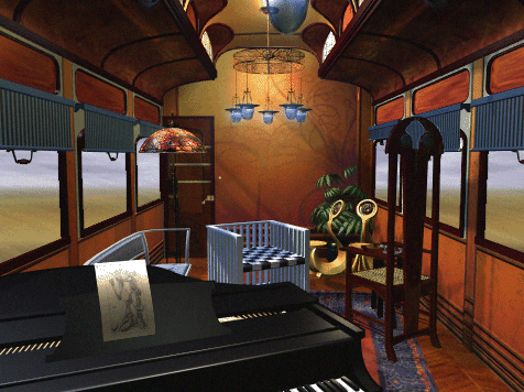 The Last Express Screenshot (Official website - screenshots (1997)): Extraordinary detail makes your adventures— and The Last Express—come alive.