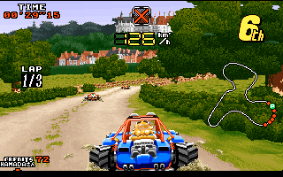 World Rally Fever: Born on the Road Screenshot (SCORE Magazine CD, April 1996)