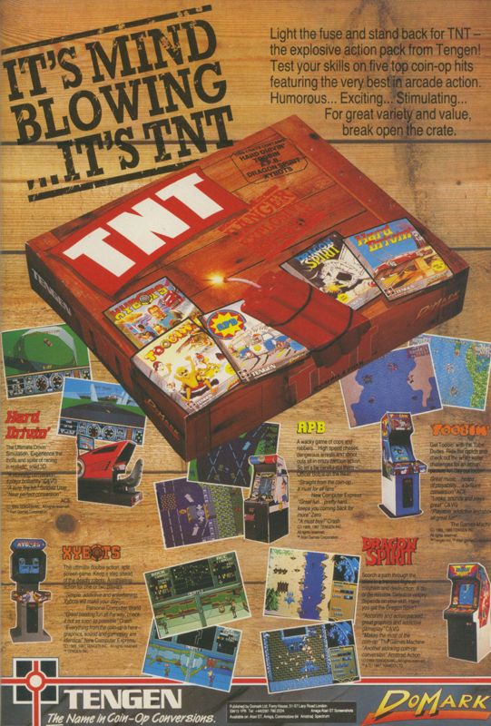 Toobin' Magazine Advertisement (Magazine Advertisements): CU Amiga Magazine (UK) Issue #8 (October 1990). Courtesy of the Internet Archive. Page 29