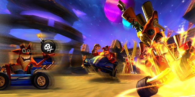 Crash Nitro Kart Render (Crash Nitro Kart Fansite Kit): Citadel (load screen)