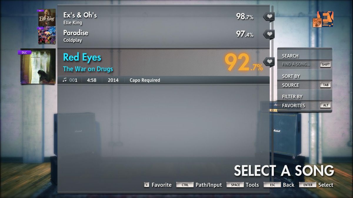 Rocksmith 2014 Edition: Remastered - The War on Drugs: Red Eyes Screenshot (Steam)