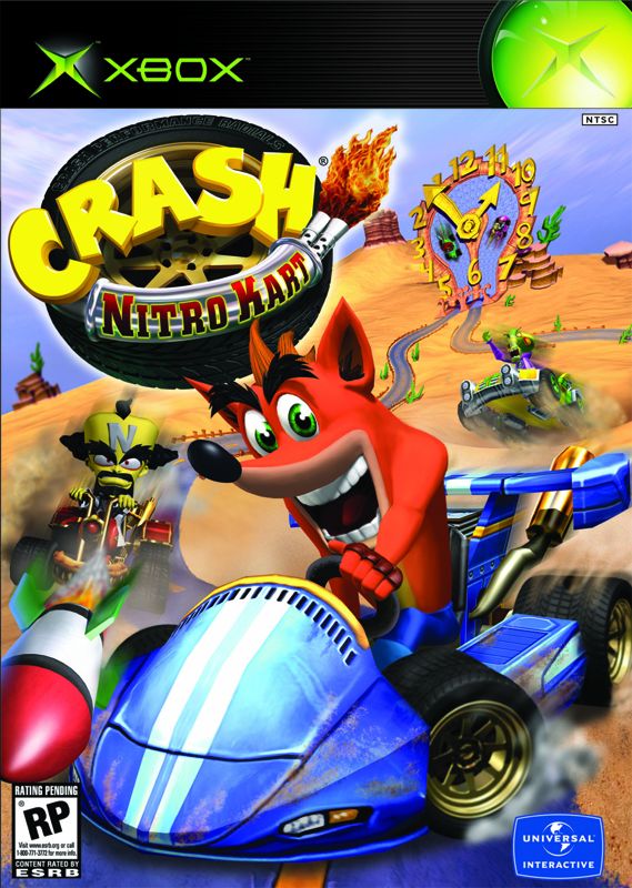 Crash Nitro Kart Other (Crash Nitro Kart Fansite Kit): Xbox packaging (front)