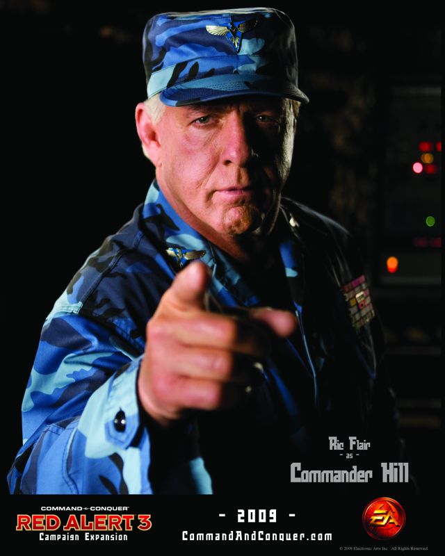 Command & Conquer: Red Alert 3 - Uprising Other (Electronic Arts UK Press Extranet, 2009-01-27): Ric Flair CMYK